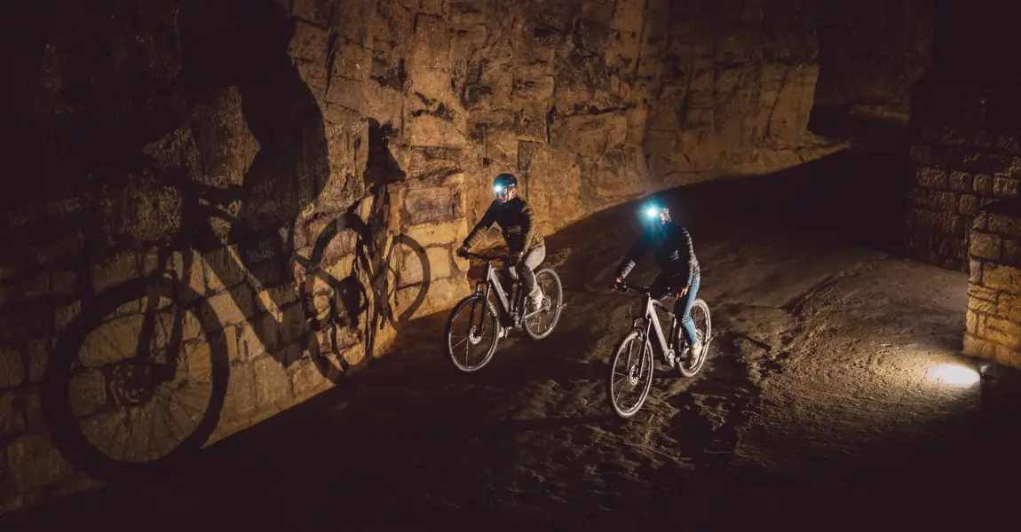 Fietsen door de Gemeentegrot Valkenburg
